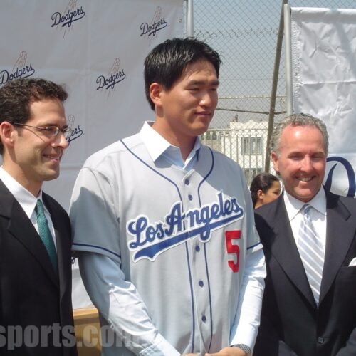 한국인 최초의 메이저리그 타자 최희섭